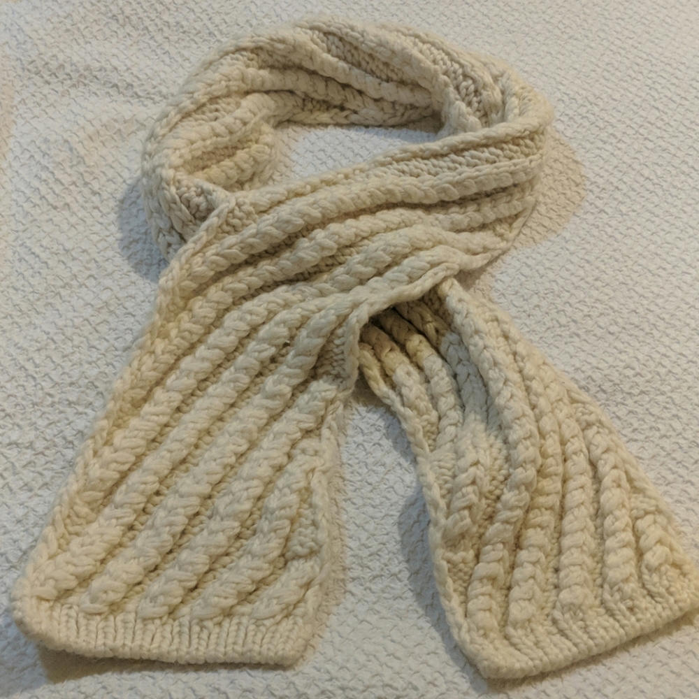 JCrew thick knit scarf